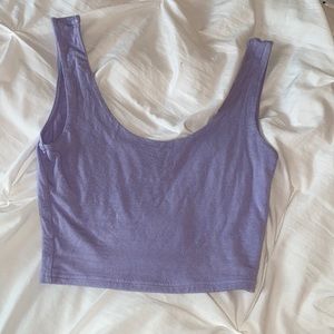 Pacsun lavender crop top (xs)